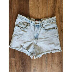 Vintage Distressed High Rise Cut‎ Off Denim Jean Shorts